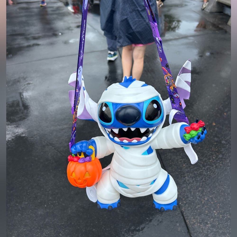 NEW Walt Disney World Mummy Stitch Halloween popcorn bucket! - Picture 2 of 2